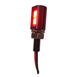 PilotLights 12 Volt DC Instrument Panel Light, Post Light - Red LED, 12VDC