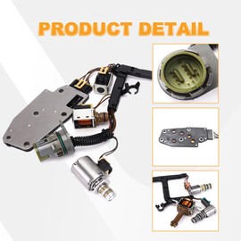 4L60E Transmission Master Solenoid Kit EPC Shift TCC 3-2 PWM W/Harness Compatible with 2003-2005 GM Chevy GMC