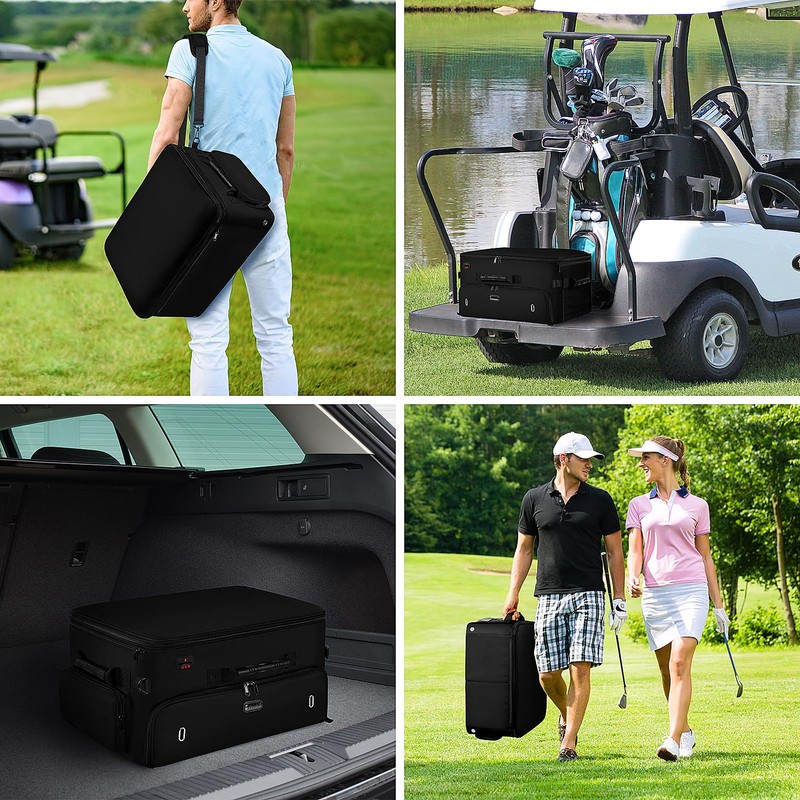 Mogplof Extra Large 2 Layer Golf Trunk Organizer, Golf Gifts