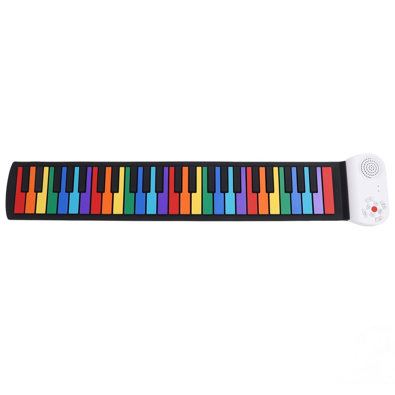 49 Keys Roll Up Piano Toy Realistic Sound Rechargeable Electric
