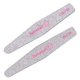 Hananail Nail File (Set of 12) (Choose from Grid 80/100, 120/180) (G120/180 Pieces)