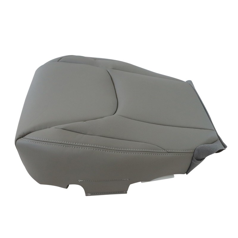 FZJDSD Gray Driver Side Bottom Microfiber Leather Replacement Seat Cover