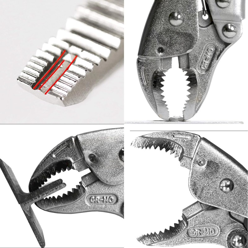 VAMPLIERS 7.5" Vise Grip Heavy Duty Locking Pliers with Screw