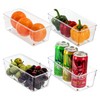 Kurtzy 4 Pack Kitchen Fridge & Cupboard Storage Trays -