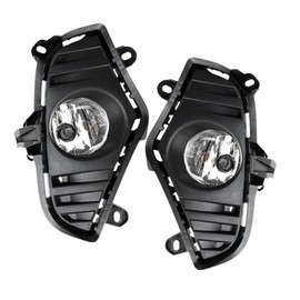 Fog Lights Compatible with 2019 2020 2021 2022 2023 Toyota RAV4 1 Pair Fog Lamps with switch,harness Kit (Clear lens)