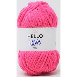 Hello Love Yarn, Pinkie Pink, 100g
