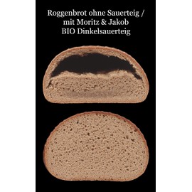 Moritz & Jakob Organic Spelled Sourdough Light 250 g - Dried Whole Grain Sourdough for Mildaceous Taste - Baking Ingredient for (Spelt) Sourdough Bread