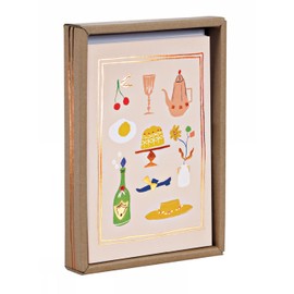 Sunday Brunch Luxe Foil Notecard Boxes (Luxe Foil Notecards)