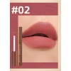 Q Set De Lápiz Labial Mate Con 5/10 Colores, Brillo
