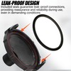 Aussio (2-Pack, Black T1020-1 Waste Valve Cap with Bayonet Hook
