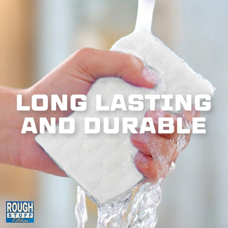 Kitchen Magic Cleaning Eraser Sponge Foam Pads, Non-Scratch Scrub Sponge