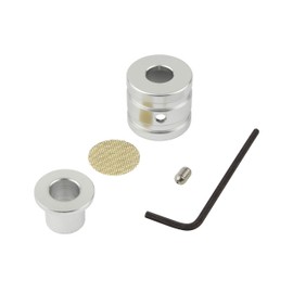 ポッシュフェイス(POSH FAITH) バイク用品 ブリーザーホースエンド 内径12mm 外径18mmホース用 シルバー 900118-03