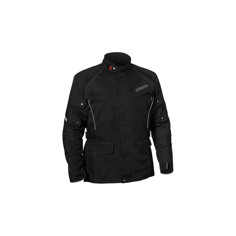 Castle Mission Air Men's Motorcycle Jacket Black Large