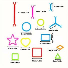 Random Color & Shape Magic Wand Building Block Set, 200pcs/set Educational Engineering Toy, Perfect Gift for Birthdays and Holidays, Building Kit