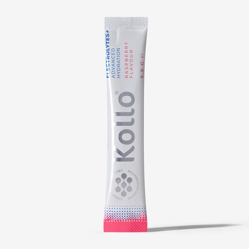 Kollo Electrolytes Powder, Advanced Hydration Electrolytes Zero Sugar, Raspberry Flavor