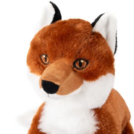 The Petting Zoo Red Fox Stuffed Animal Plushie, Gifts for Kids, Earth Keeperz Wildlife Animals, Zoologee Red Fox Plush Toy, 12 inches