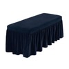 NICEEC Spandex Stretch Dining Bench Cover with Skirt Removable Bench