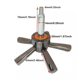 WAH LIN PARTS Premium 5 Spoke Safe Handle for Vault Door & Gun Safe Handle For Home Safe Box