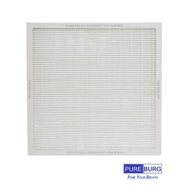 PUREBURG Replacement Filter Set Compatible with Vornado AQS15 Air Purifier Part MD1-0007& MD1-0010,2-Pack H13 True HEPA Activated Carbon Pre-Filters Air Clean