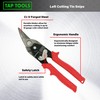 9" Left Cutting HVAC Tin Snips - Heavy Duty Sheet