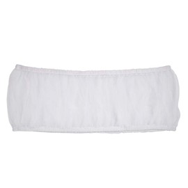 Cubierta universal para jaula de pájaros, cubierta de red de malla para atrapar semillas de jaula para pájaros, falda de malla para jaula para loros (jaula para pájaros no incluida)(blanco)