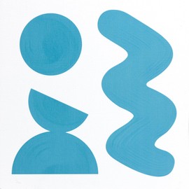 Very Gay Paint Beth Friend Sky Blue Peel and Stick Floor Tiles, FP6336