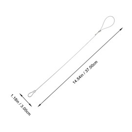 Operitacx 5stücke Torriegel Mit Kettenglied Stahlseilzug Für Klapptore Holzzaun-metalltorzug Für Außen Torgriff Für Outdoor-zauntore