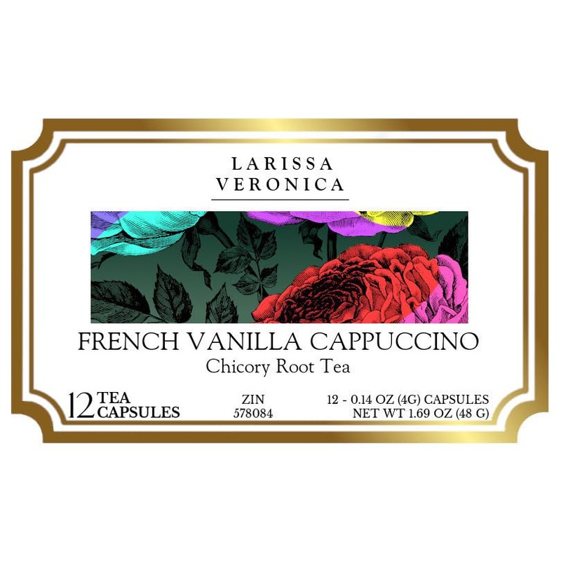 French Vanilla Cappuccino Chicory Root Tea (Single Serve K-Cup Pods)