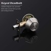 Gobrico 5 Keyed Alike Double Cylinder Deadbolts with Same Key