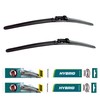 HEYNER Wiper Blades Fit Peugeot 307 2004-2008 Hybrid Windscreen Front