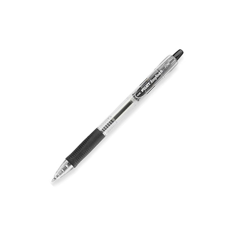 Easytouch Retractable Fine Ballpoint Pen Open Stock-Black 8 pens