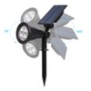 T-SUN Solar Spotlights, LED Solar Lights Outdoor Adjustable Landscape Wall