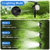 Flaow Solar Spot Lights Outdoor Waterproof IP67, 6 Pack -