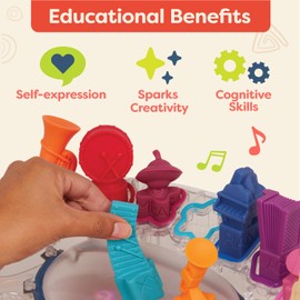 B. toys B - Symphony - Interactive Musical Orchestra Toy with 13 Instruments & 15 Classical Songs, Light-Up Stage for Baby Toys & Toddlers, Educational Music Learning Set for Kids Ages 3+