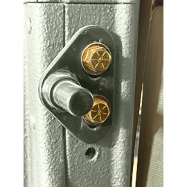 Green Military Hard Front X-door Strikers fits HUMVEE M998 M1038 For Hard Doors