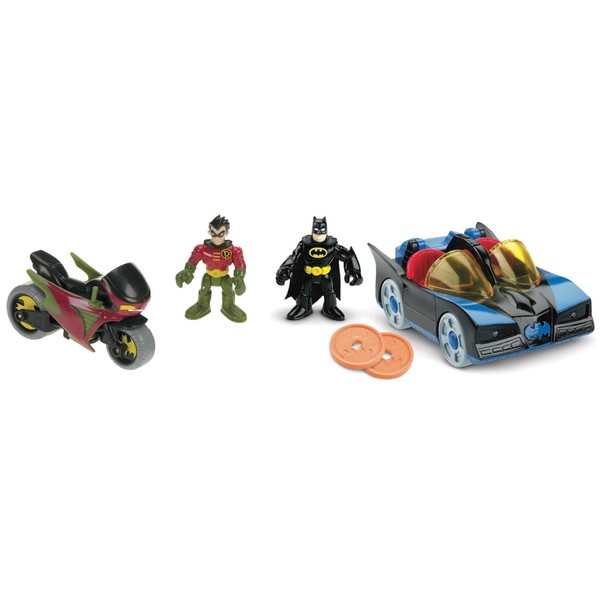 DC Super Friends Fisher-Price Imaginext DC Super Friends Batmobile & Cycle