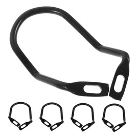 GANAZONO 5 Pcs Heavy Duty Rear Derailleur Protector for Mountain and Folding Bikes Thickened Steel Chain Stay Guard with Reinforced Impact Resistant Structure for Enhanced Gear Protection