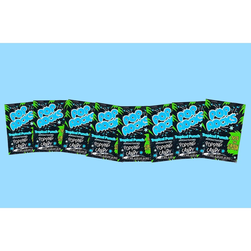 Pop Rocks Tropical Fruit Punch Bulk (0.33oz) - 72 Pack