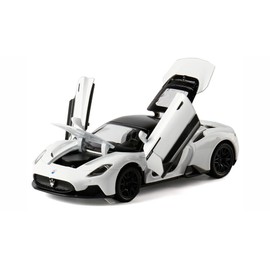 Toy Cars Model MC20 Alloy Collectible Pull Back Vehicles Diecast with Light&Sound (White)