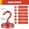 Neosmuk Magnetic Hooks Heavy Duty, Strong Magnet with Hook for