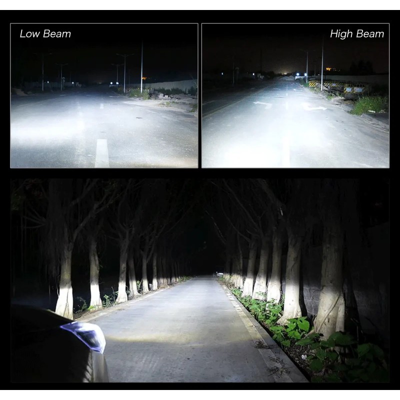 MGT H11 H8 H9 LED Headlight High/Low Beam Aluminum casing
