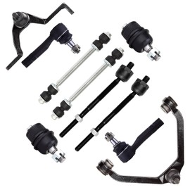 SCITOO 10-PC SET Suspension Kit for 2001-2005 For Ford Explorer Sport Trac - Upper Control Arm Inner Outer Tie Rod End Sway Bar Link Lower Ball Joint