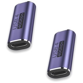 USB Type C Extension Adapter [40Gbps High Speed Data Transfer & 100W/5A Rapid Charge & 8K@60Hz Video Output] Type USB-C Type C Extension Connector USB 4 Female Extension Cord Compatible with Type C