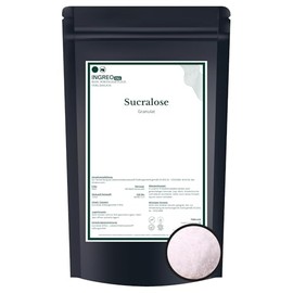 500 g | Sucralose Granules E955 | High Purity Sweetener | 600x Sweeter Than Sugar | Calorie Free Heat Stable | Food Grade | Ideal for Drinks Baked Goods | Sweetener Raw Material | INGREO