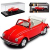 PremiumX Volkwagen Käfer Cabrio Rot Offen 1973 1/43 Modell Auto
