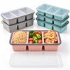 Silicone Soup Freezer Molds w/Lids,2-Cup Meal Prep,BPA-Free,Stackable,6Pack