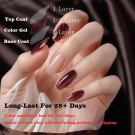 FQV 15ML Gel Polish Top Coat and Base Coat Kit,Art Manicure Salon DIY Home Solid Gel Glassy Top Coat (Transparent, 15ML)