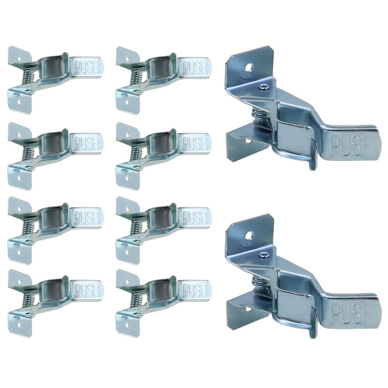 Harrier Hardware 10-Pack Wall-Mount Organizing Spring Clamps for Tools, Rakes