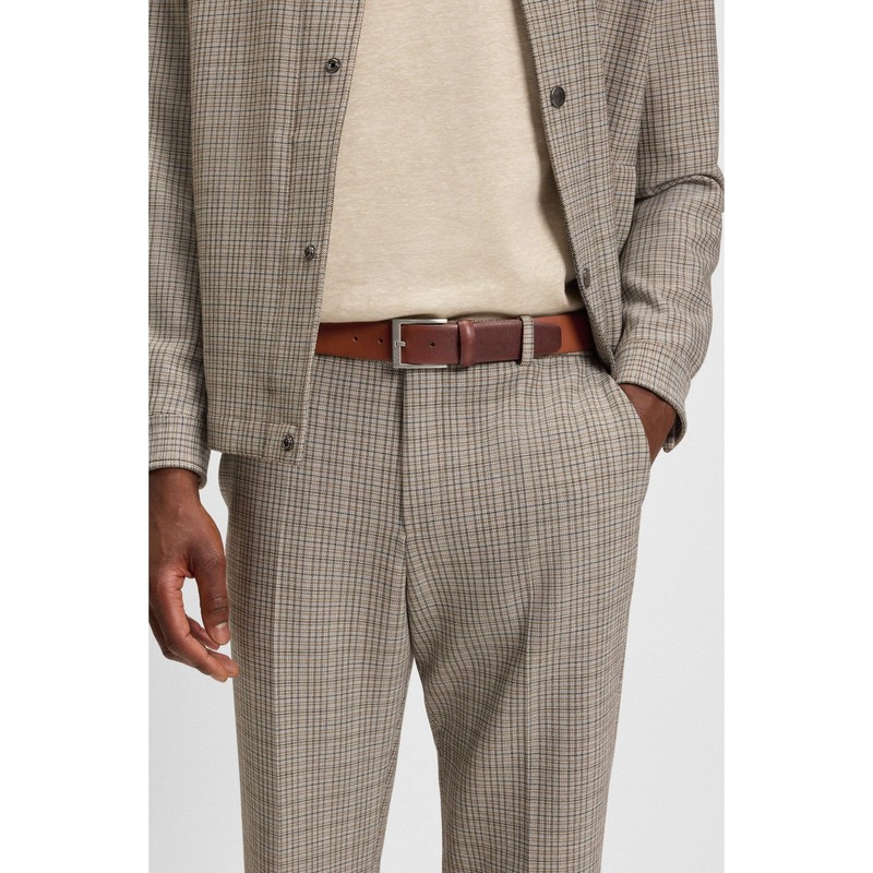BOSS Men's erron_sz35 Belt, Medium Brown214, EU 95