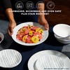 Corelle 18-Piece Dinnerware Set Service for 6, Lightweight Round Plates